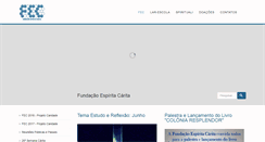 Desktop Screenshot of fundacaoespiritacarita.org.br